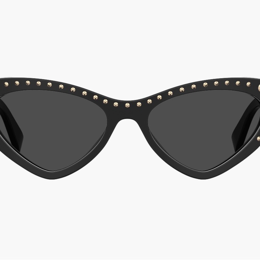 ✨ NWT Moschino 53mm Studded Cat Eye Sunglasses ✨ - Picture 2 of 5